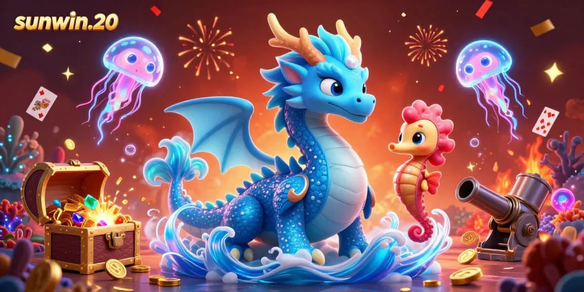 Join the action at sunwin.20 with vibrant casino-themed sea creatures and treasure under waters.