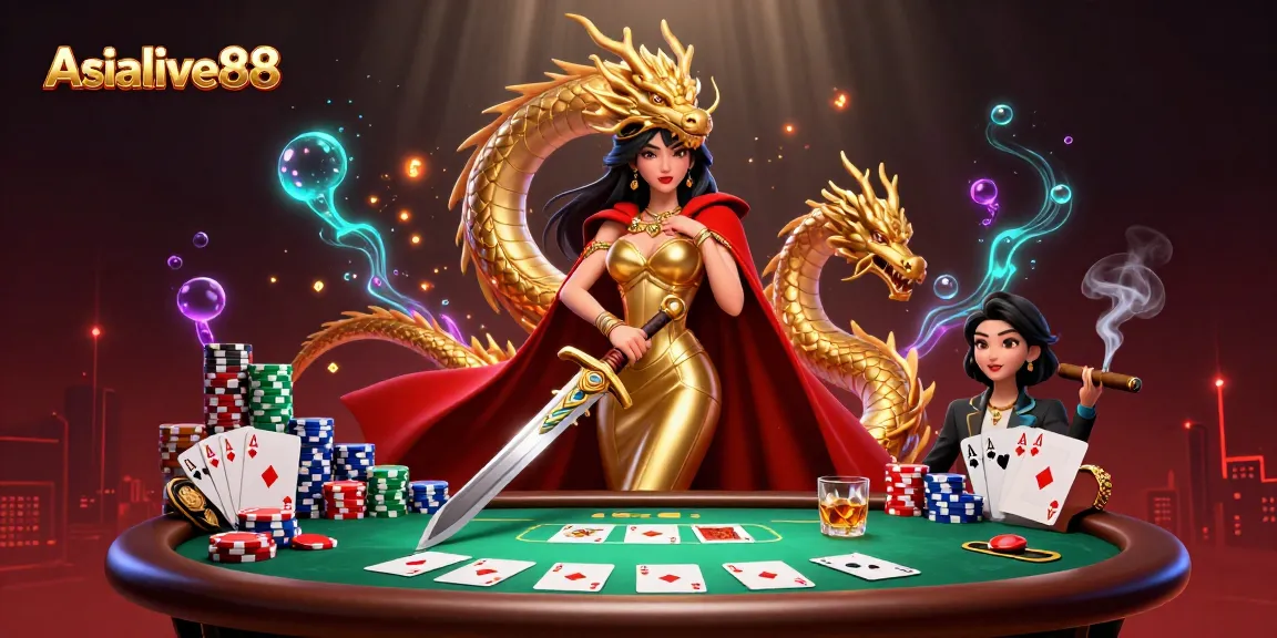 Experience the thrilling Asialive88 live casino with stunning visuals and gameplay elements.