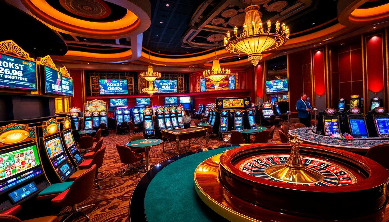 Experience thrilling online gaming at https://gk88.toys/ with vibrant slot machines and casino tables.