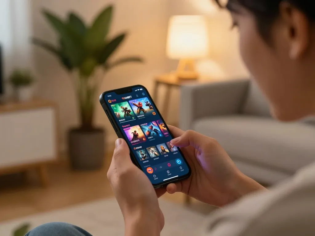 Engaging with the THABET app for online gaming from a cozy home setup