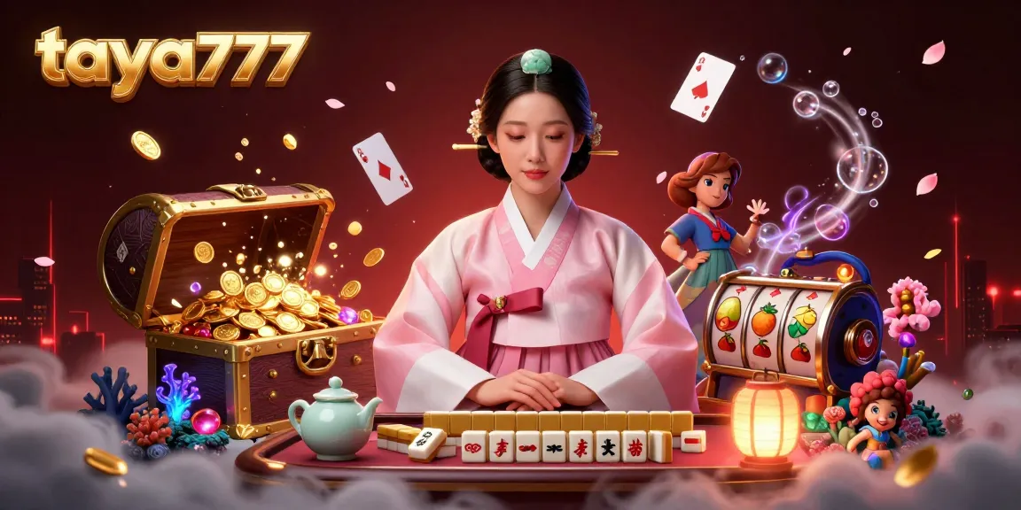 Experience the excitement at taya777 with an engaging 3D casino scene featuring vibrant game elements.