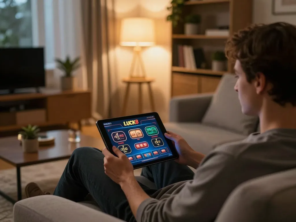 Engaging online gaming experience at LUCK8 platform from home with immersive casino action