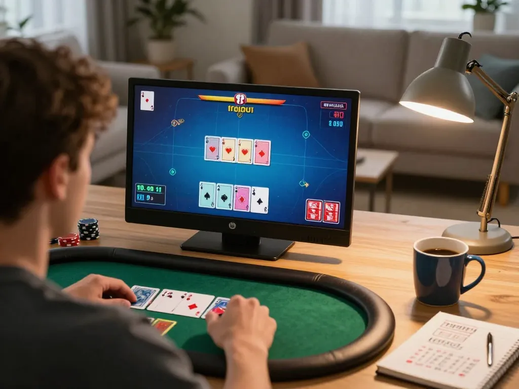Experience thrilling gameplay online with 888new while enjoying strategic poker in a cozy setting