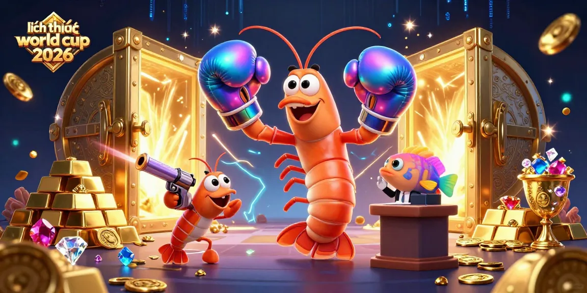 Engage with lịch thi đấu world cup 2026 showcasing a vibrant 3D scene of gambling excitement.