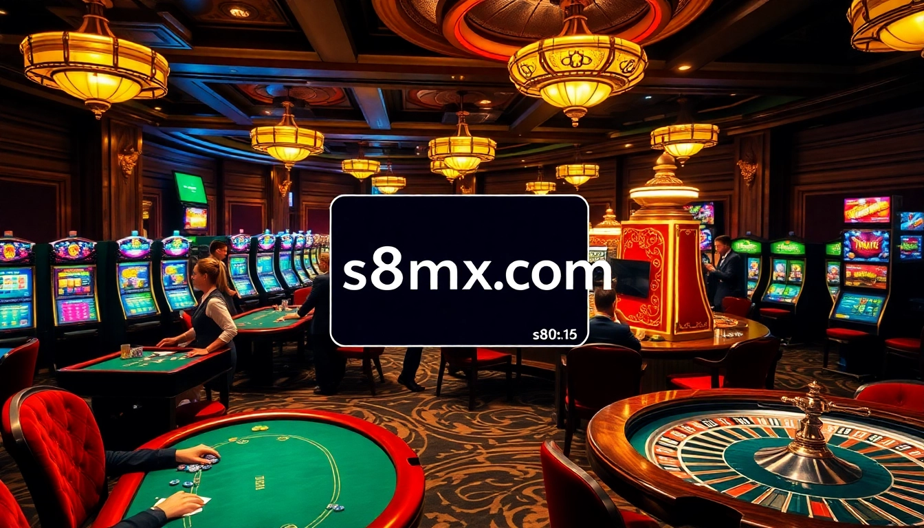 Experience thrilling gaming at s8mx.com with vibrant casino tables and immersive online interfaces.