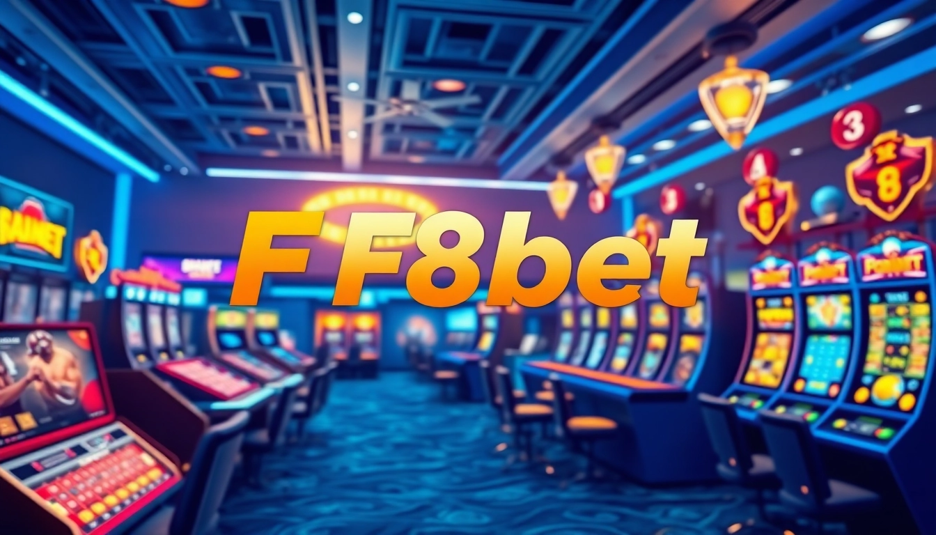 F8bet online betting platform showcasing vibrant casino games and a dynamic interface.