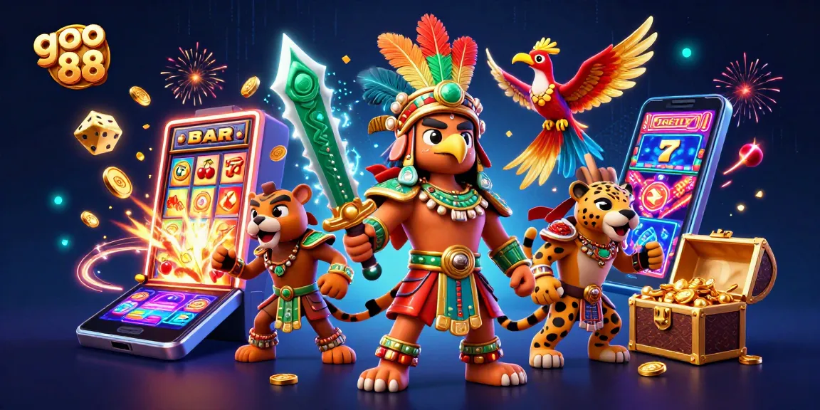 Win big at go 88 with exciting slot machines and vibrant casino elements in a thrilling scene.