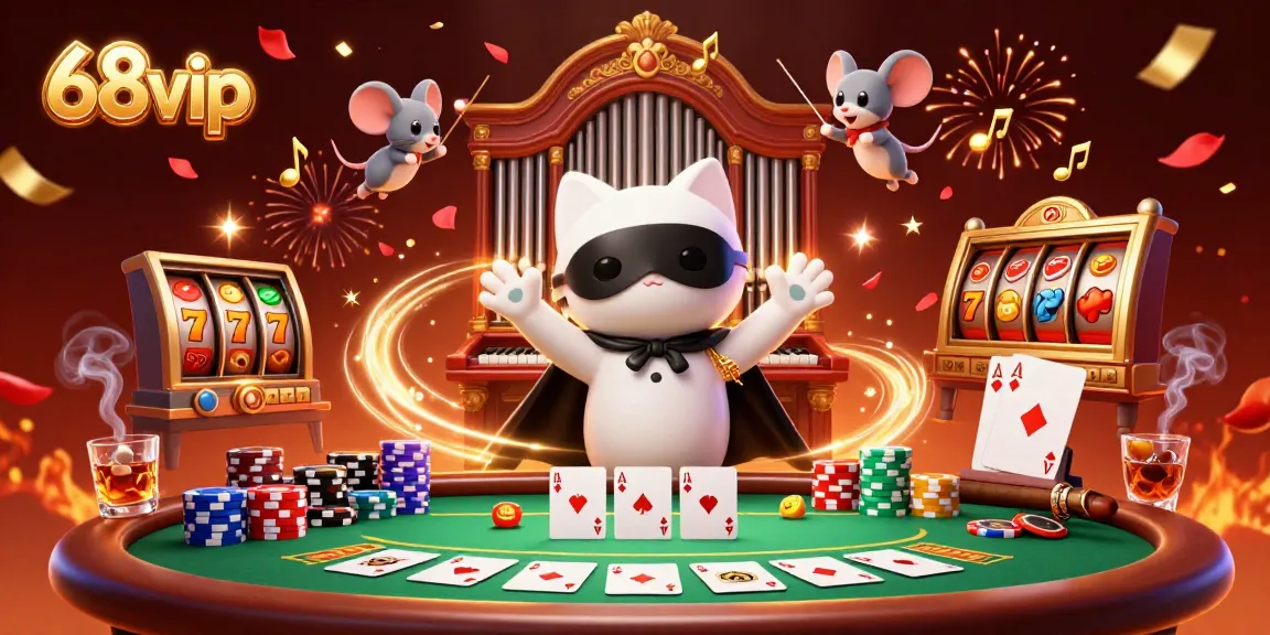 Experience spins and wins at 68vip with dynamic scenes and rich casino elements.