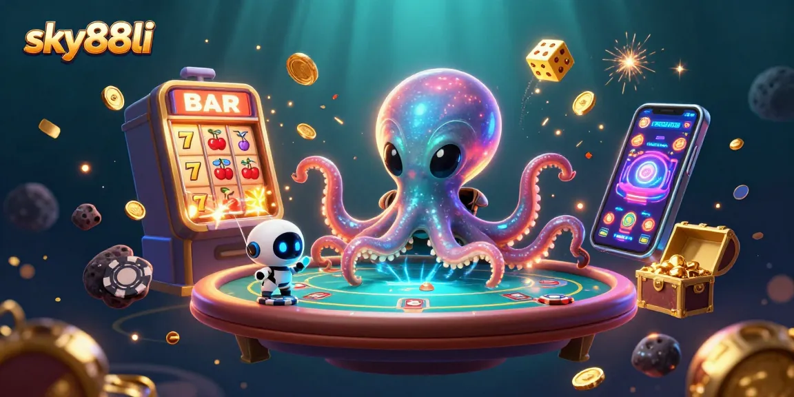 Spin the reels and win big with sky88li at the dazzling alien casino adventure!