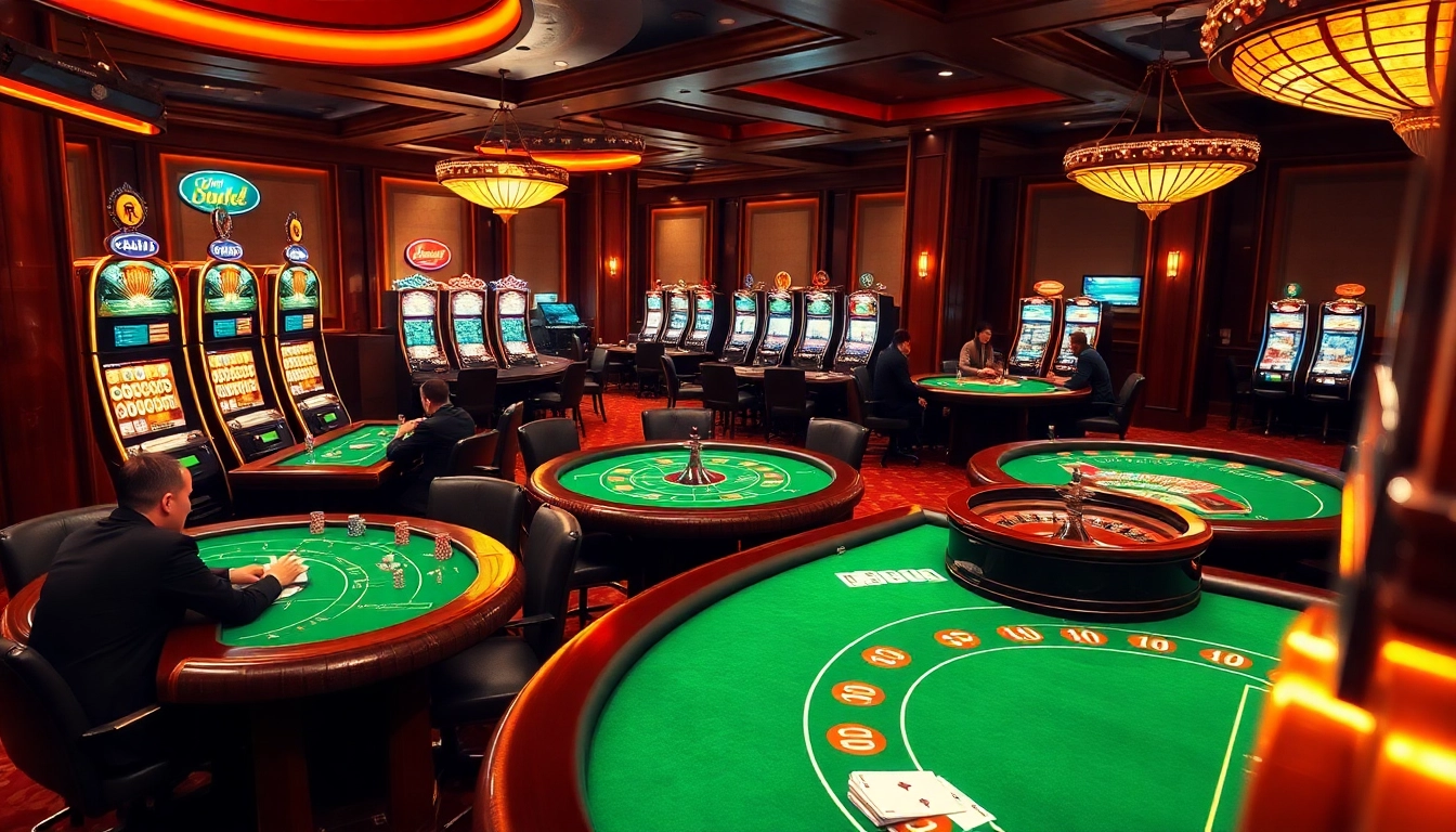 Excited gamblers enjoying high-stakes games at uu88vn.za.com casino environment.