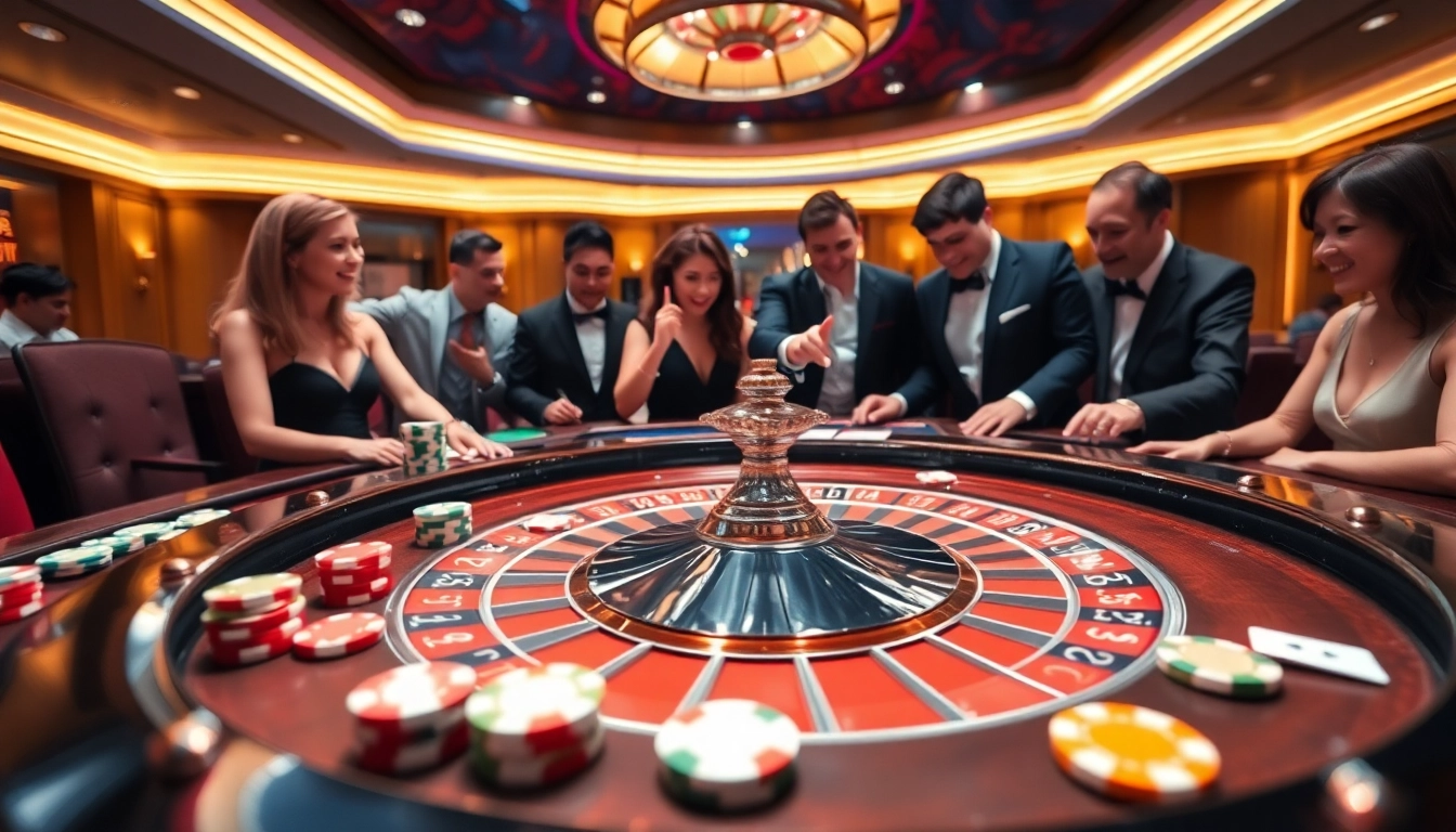 Experience the excitement of gambling at https://win88.cfd/ with colorful chips and a thrilling roulette table.
