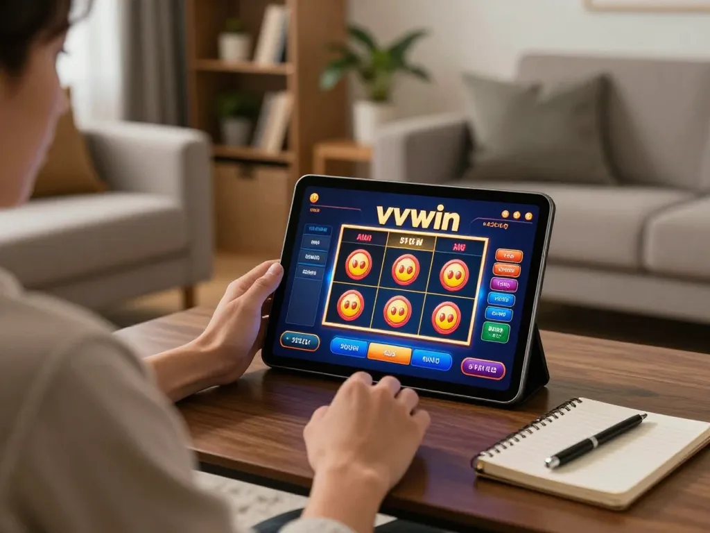 Experience vvvwin casino games in a cozy home setup with strategic planning and focused gaming.