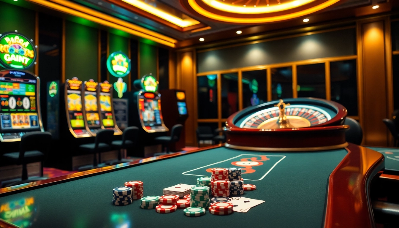 Exciting gaming activity at a casino featuring vibrant elements of 789p gameplay.