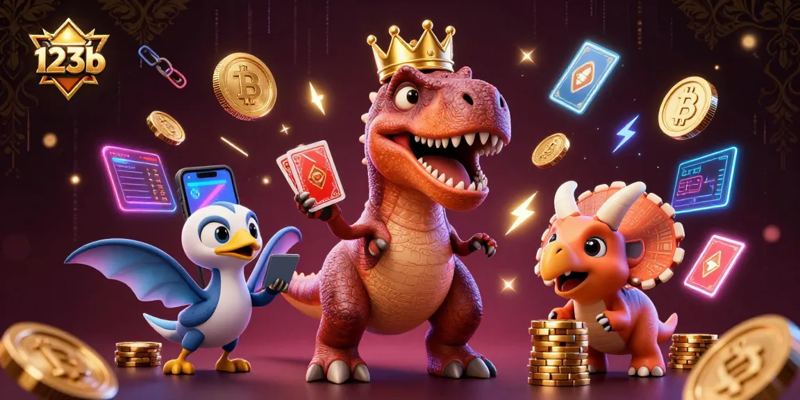 Win big with 123b's thrilling T-Rex and friends at an exciting casino!