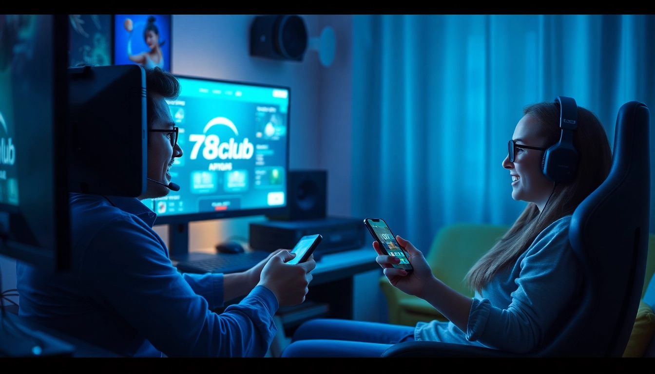 Engaging players exploring 789club on computer and mobile app, showcasing online gaming excitement at https://part.ru.com/dang-ky-789club/.