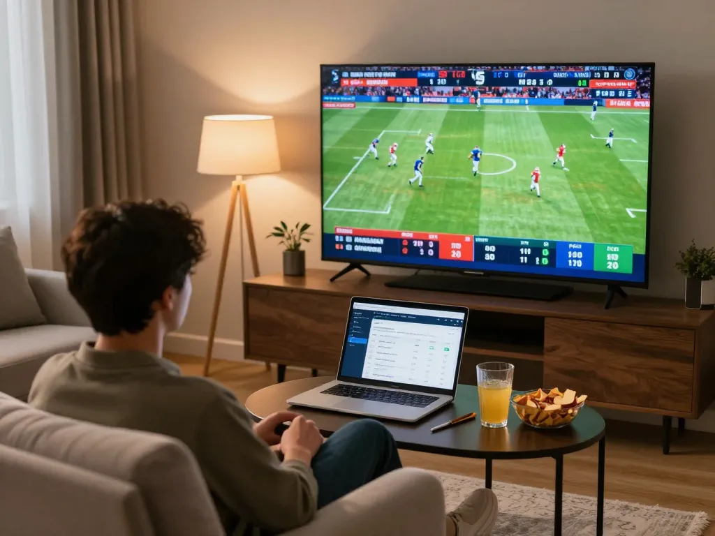 Kết quả bóng đá displayed on live betting app during an exciting sports event, showcasing real-time betting strategies.