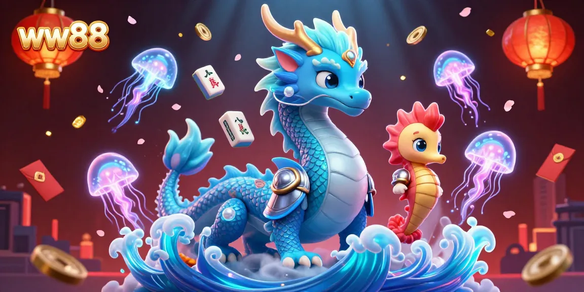 Engage with thrilling gaming experiences at ww88, featuring a vibrant underwater scene with mythical characters.