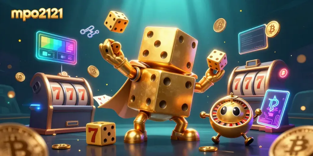 Nikmati permainan di mpo2121 dengan slot gacor yang menguntungkan dan dikelilingi oleh elemen kasino digital yang menarik.