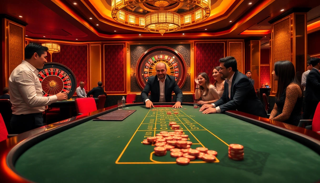 Experience the excitement of winning at the blackjack table on https://8kbet3.com/ with vibrant casino lights and engaging gameplay.