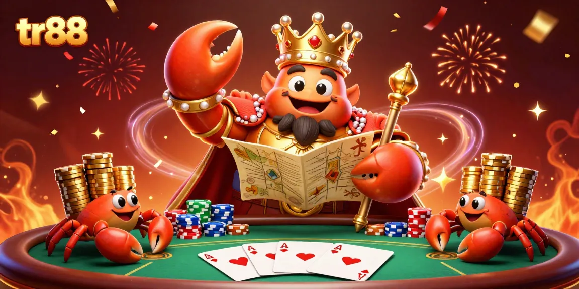 Experience triumph with the engaging tr88 crab emperor in a vibrant casino scene filled with excitement.