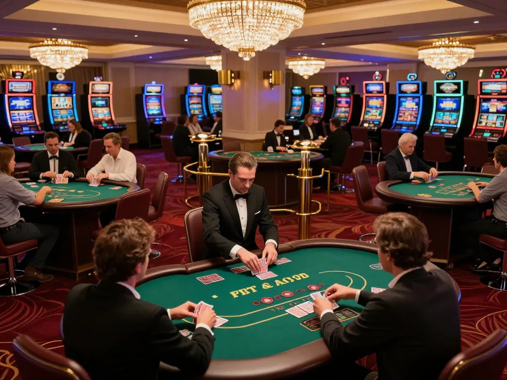 I9BET casino floor showcases engaging poker games and warm ambiance for thrilling gameplay.