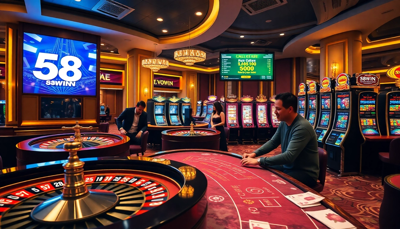 Experience thrilling gameplay at 58WIN with dynamic gaming tables and exciting jackpots.
