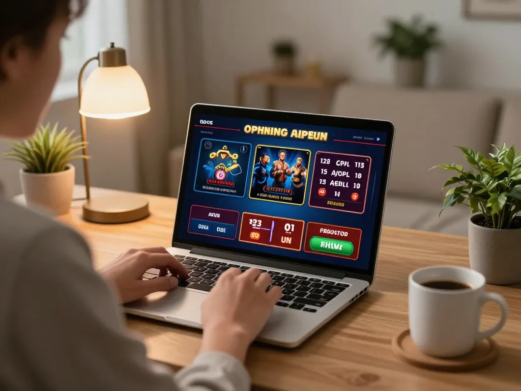 Experience LLWIN with engaging online gameplay in a cozy home setting