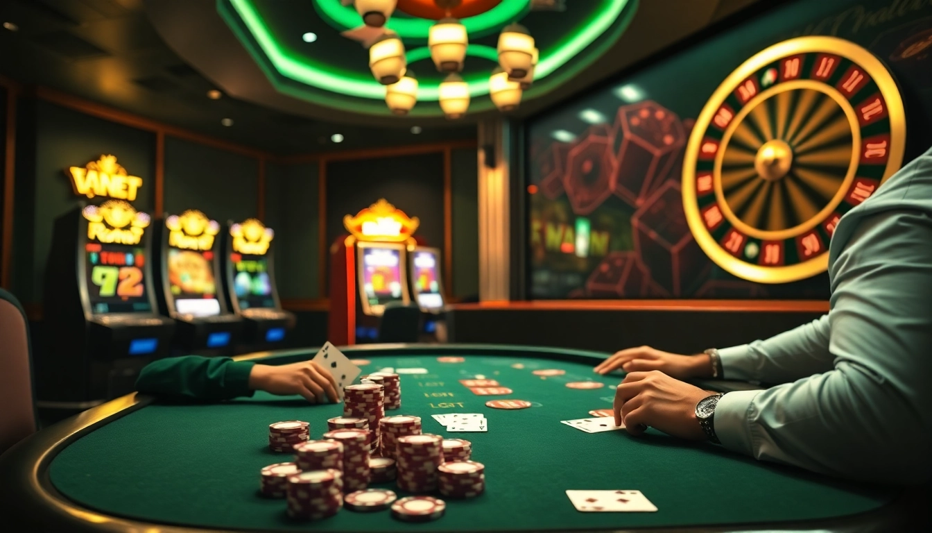 Engage in thrilling casino gaming at E2bett.in.net with poker chips and cards.