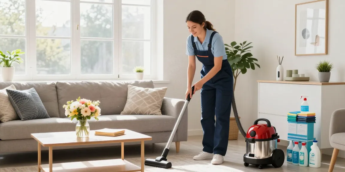 Professional cleaner enhancing reinigungen bern with bright, spotless living room ambiance