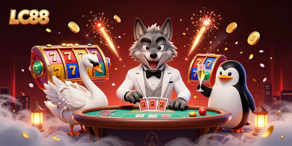 Play thrilling slots at LC88 with stunning characters and vibrant game elements.