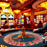 Exciting gameplay at 888 NEW casino with vibrant roulette wheel and cheerful players.