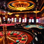 Okwin casino players engaged in high-stakes poker and exciting slot machine games.