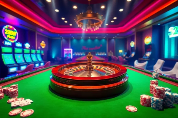 Experience thrilling gaming action at Nha cái uy tín 32win with vibrant casino elements.