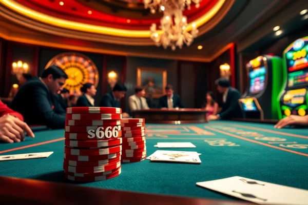 Succeed at s666 casino by mastering poker strategies around vibrant chips and cards.