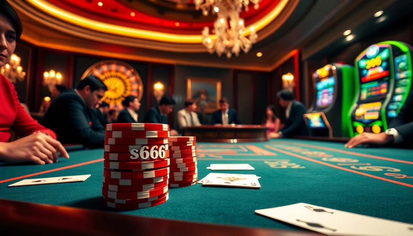 Succeed at s666 casino by mastering poker strategies around vibrant chips and cards.