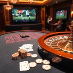 Experience thrilling gambling vibes at Vaoluoi TV with vibrant poker tables and high-tech betting.