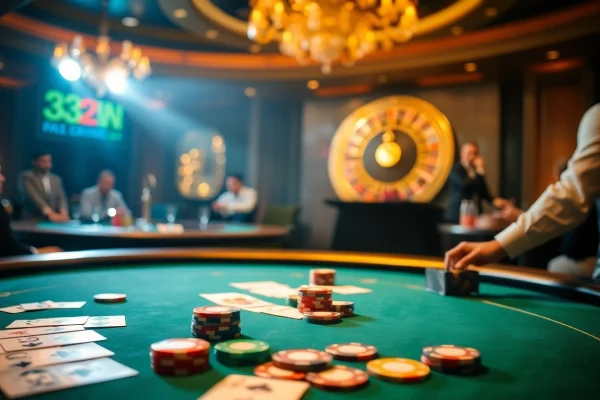 Engage in thrilling gameplay at trang chủ 32win with luxurious tables and vibrant cards.