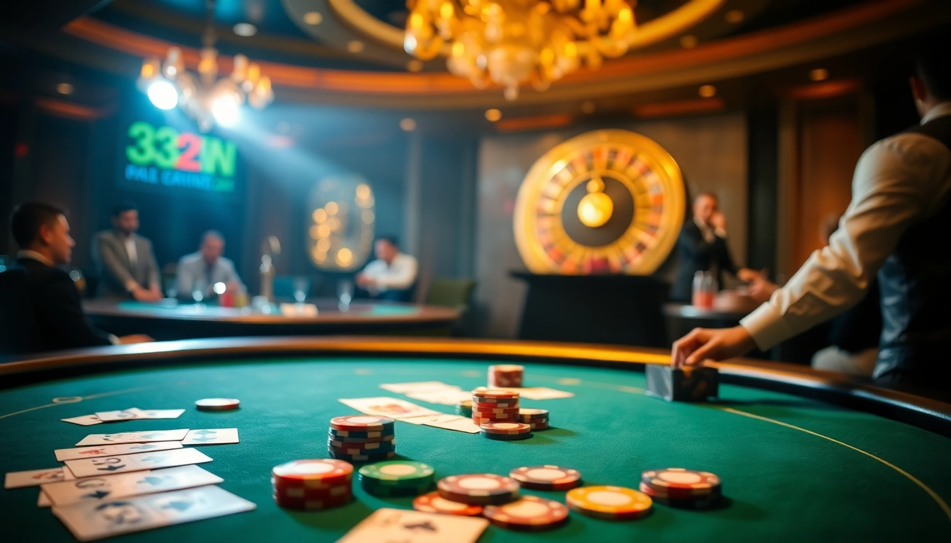 Engage in thrilling gameplay at trang chủ 32win with luxurious tables and vibrant cards.